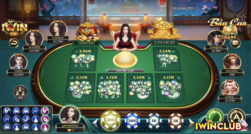 BẦU CUA IWIN - CỔNG GAME IWIN - NHÀ CÁI IWIN - IWIN CLUB - CASINO IWINB