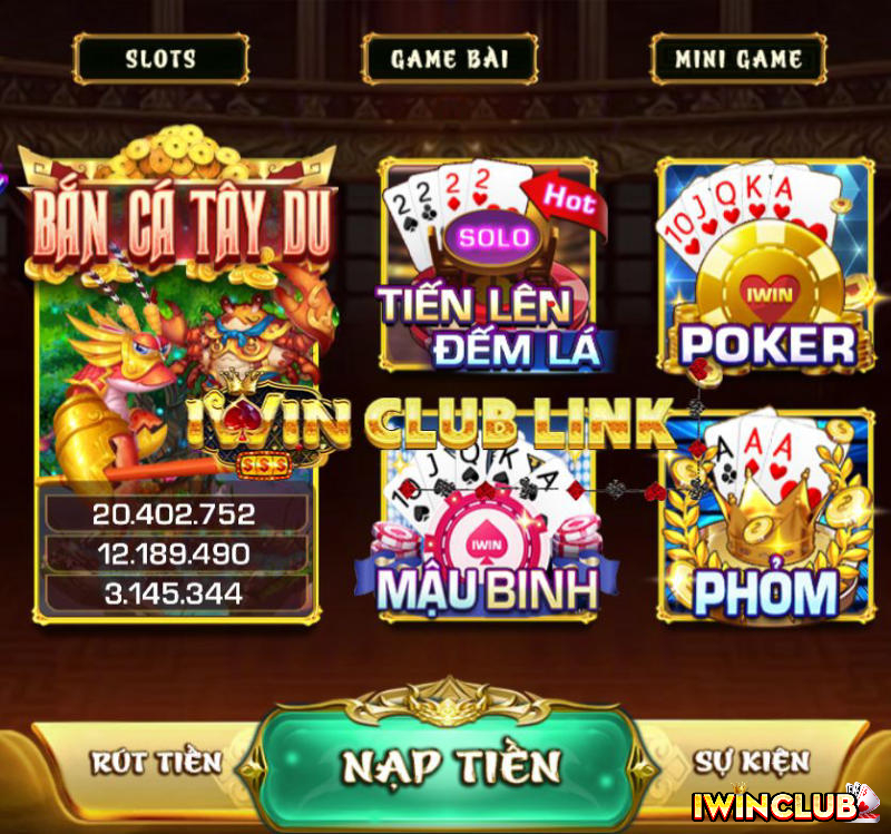 POKER IWIN - CỔNG GAME IWIN - NHÀ CÁI IWIN - IWIN CLUB - CASINO IWINB