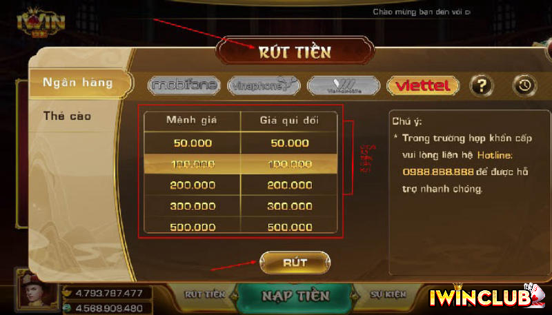 RÚT TIỀN IWIN - CỔNG GAME IWIN - NHÀ CÁI IWIN - IWIN CLUB - CASINO IWIN