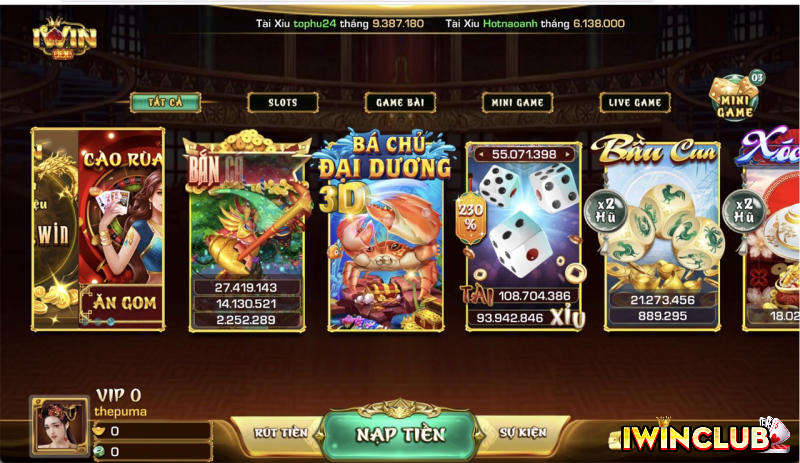 GAME SLOT NỔ HŨ IWIN CLUB - CỔNG GAME IWIN - NHÀ CÁI IWIN - IWIN CLUB - CASINO IWIN