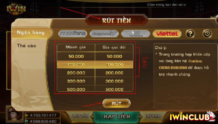 RÚT TIỀN IWIN - CỔNG GAME IWIN - NHÀ CÁI IWIN - IWIN CLUB - CASINO IWIN